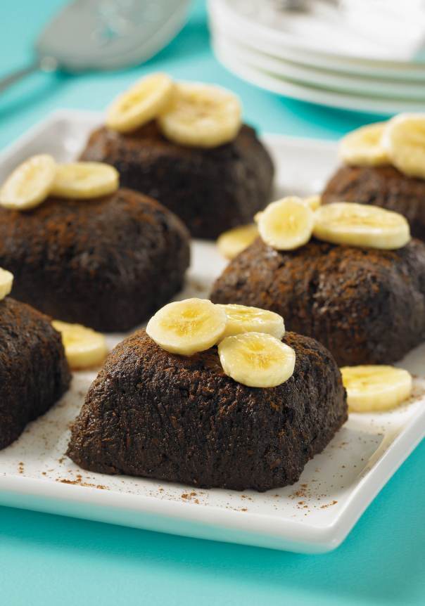 Mini Chocolate Banana Flax Cakes (Raw Quick and Delicious)