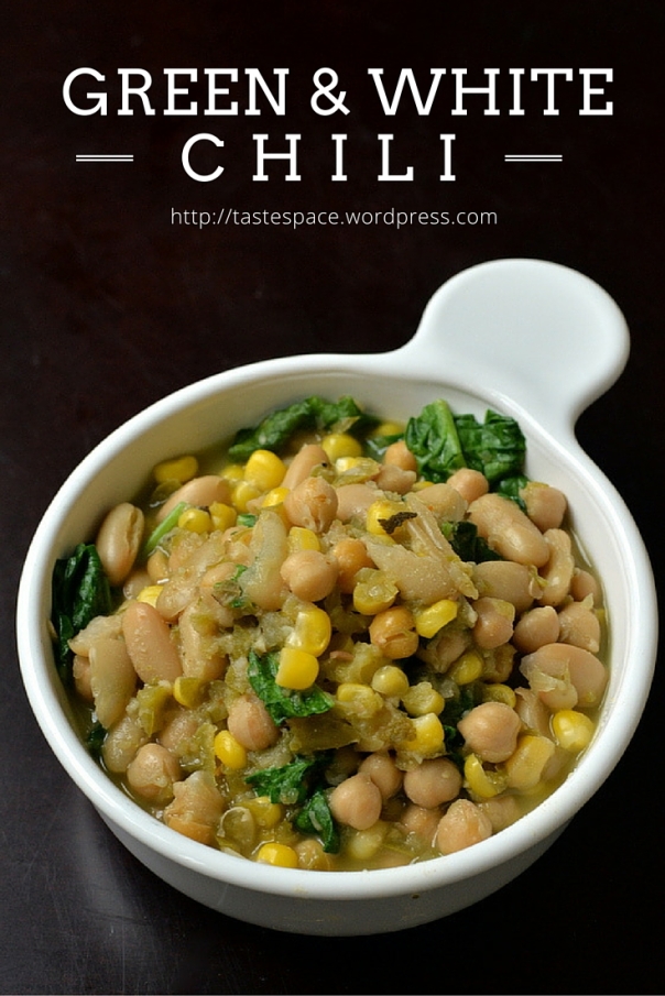 Green and White Chili Bowl + Vegan Bowls cookbook GIVEAWAY